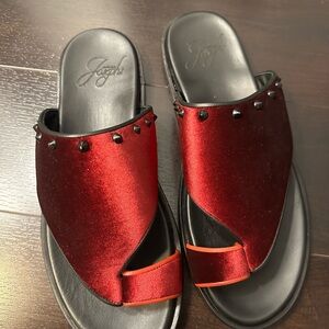 Luxury Velvet Men’s Slide Sandals